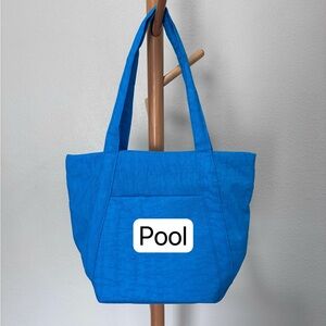 Handmade Water Repellent Nylon Tote Bag Minimalist Shoulder Hobo Purse